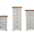 Tusk Grey Tall Chest of Drawers, Fully Assembled Chest, Painted Grey Chest of Drawers