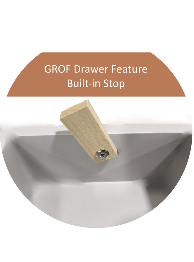 Cashmere Grey  Medium 2 over 3 Chest of Drawers, Fully Assembled Chest of Drawers, Painted Grey Chest of Drawers