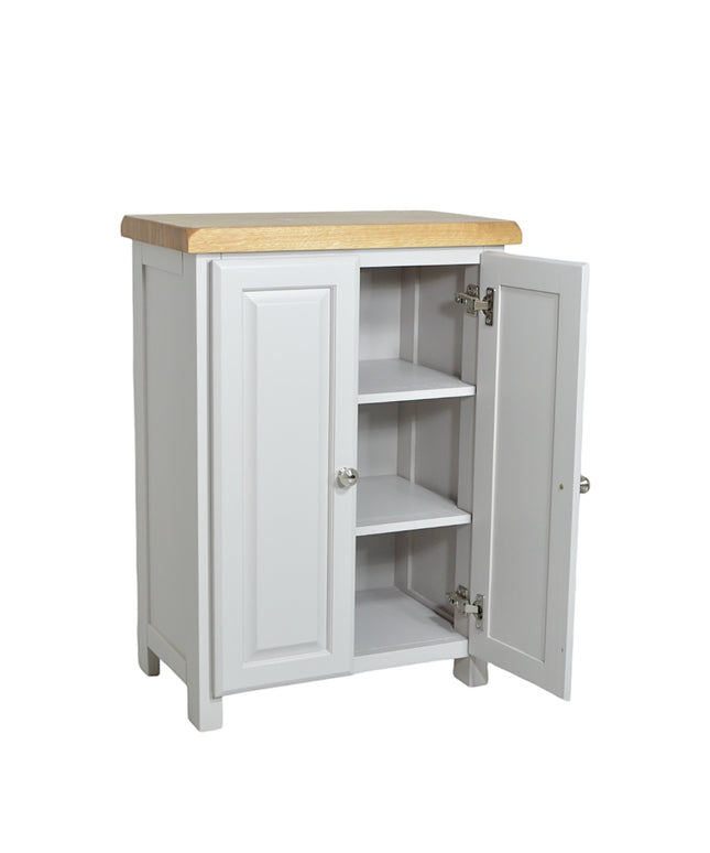 Cashmere Grey  Painted Grey Cabinet, Hallway Shoe Storage Rack, Corner Cabinet Shoe Storage, Kitchen Utility Cupboard, Storage Cupboard