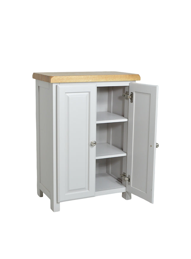 Cashmere Grey  Painted Grey Cabinet, Hallway Shoe Storage Rack, Corner Cabinet Shoe Storage, Kitchen Utility Cupboard, Storage Cupboard