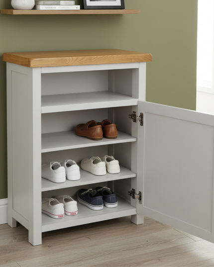 Cashmere Grey Cabinet, Hallway Shoe Storage Rack, Corner Cabinet Shoe Storage, Kitchen Utility Cupboard, Storage Cupboard