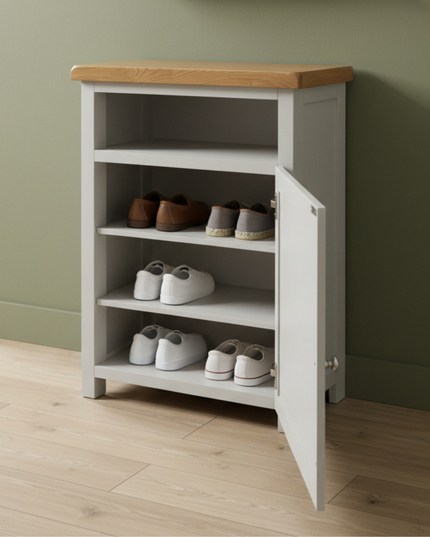 Cashmere Grey Cabinet, Hallway Shoe Storage Rack, Corner Cabinet Shoe Storage, Kitchen Utility Cupboard, Storage Cupboard