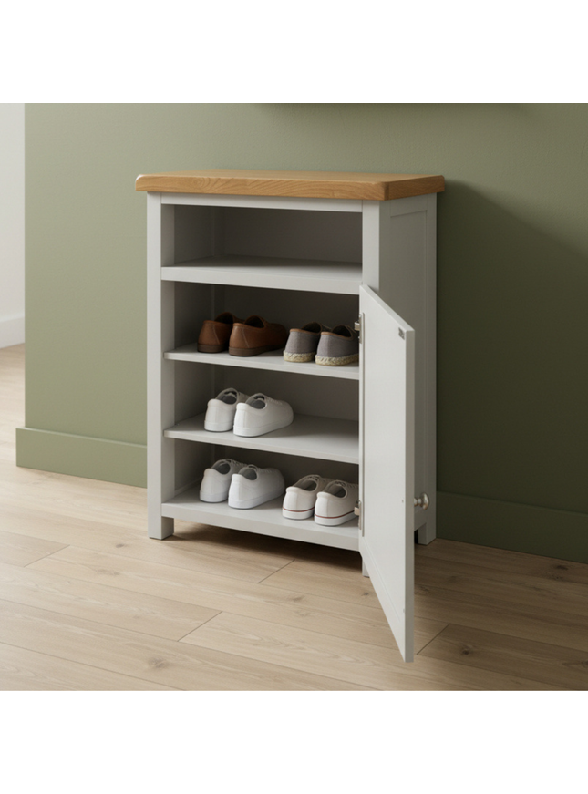 Cashmere Grey Cabinet, Hallway Shoe Storage Rack, Corner Cabinet Shoe Storage, Kitchen Utility Cupboard, Storage Cupboard