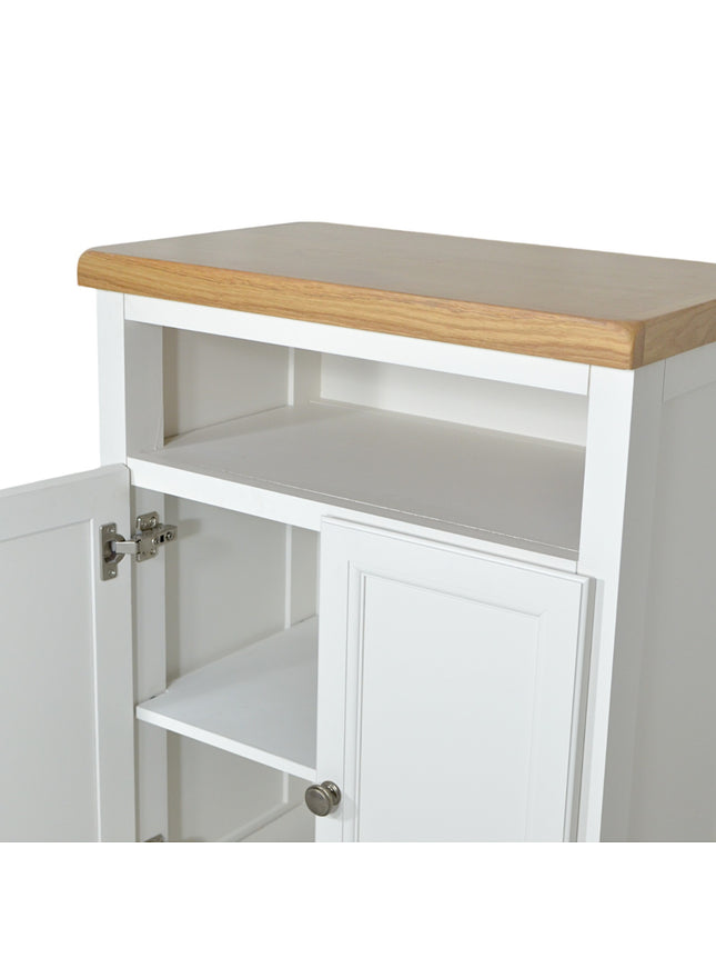 Snow White Painted Rio White Cabinet, Hallway Shoe Storage Rack, Corner Cabinet Shoe Storage, Kitchen Utility Cupboard, Storage Cupboard