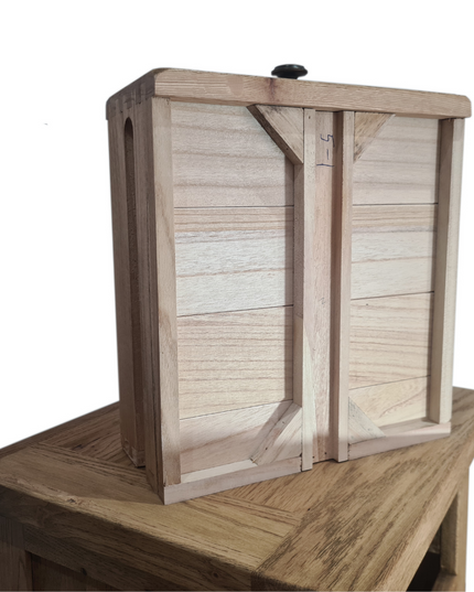 Manhattan Rustic Oak 3 Drawer Large Bedside Table