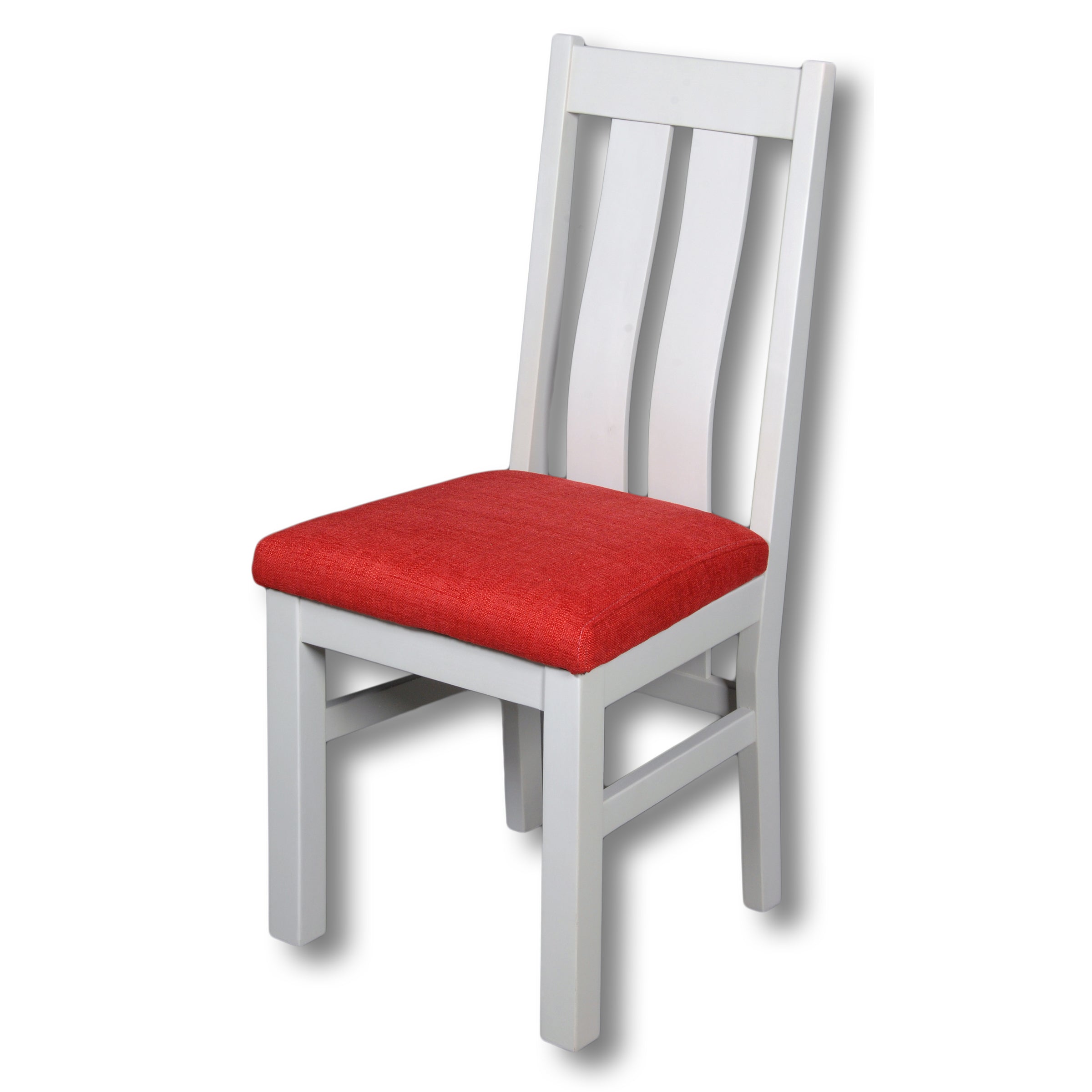 Elizabeth Twin Slat Grey Painted Chair
