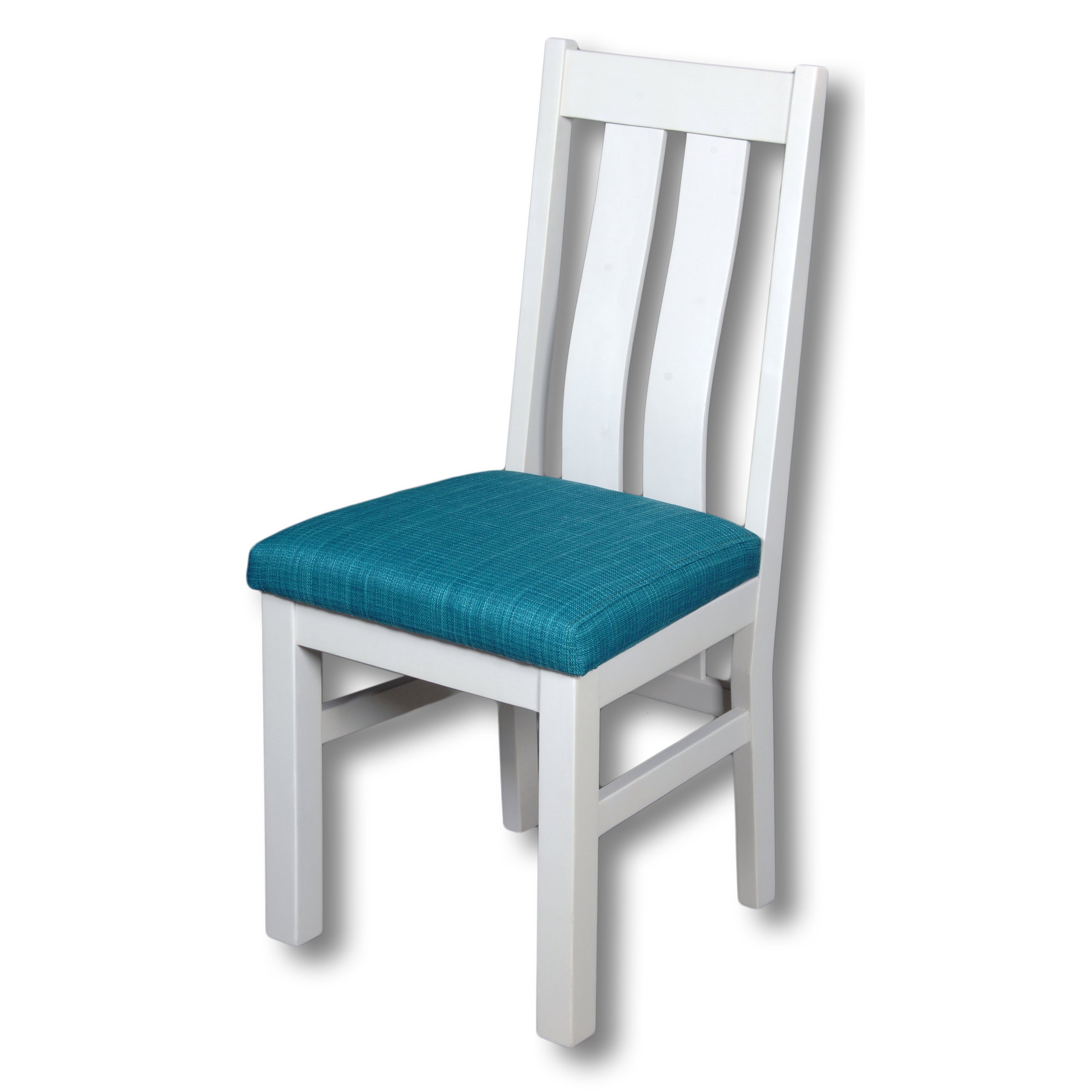 Elizabeth Twin Slat Grey Painted Chair