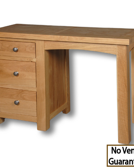 Richmond Oak 3 Drawer Dressing Table