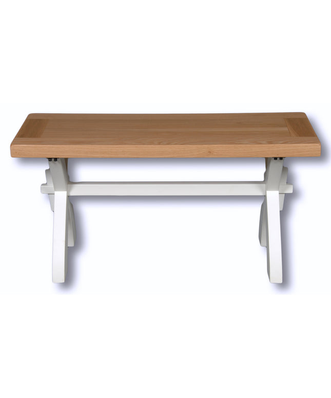 Snow White Bench/Coffee Table 90cm