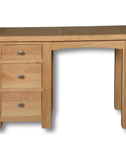 Richmond Oak 3 Drawer Dressing Table