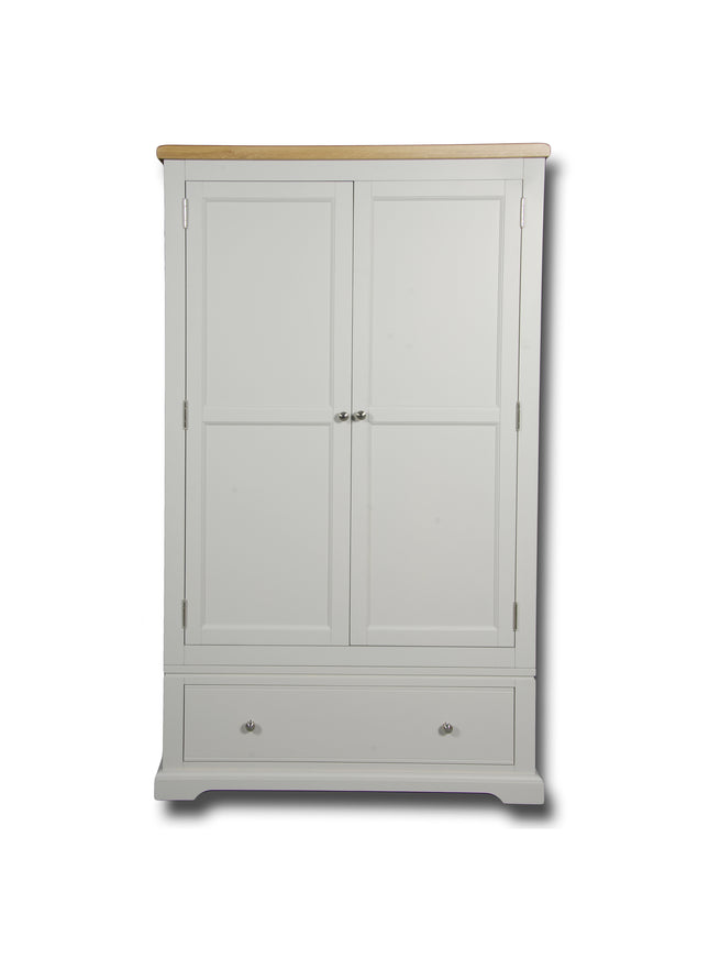Cashmere Grey  Double Wardrobe