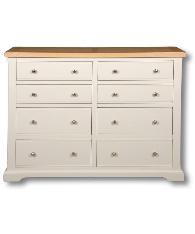 Snow White  4x4 Large Chest of Drawer,  Fully Assembled