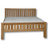 Richmond Solid Oak Bed Frame, Solid Oak Bed with Thick Pine Slats & Centre Support., Easy Assembly Solid Oak Bed