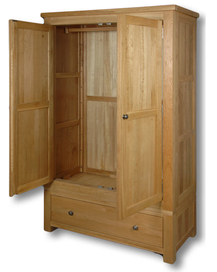Richmond Oak Double Wardrobe