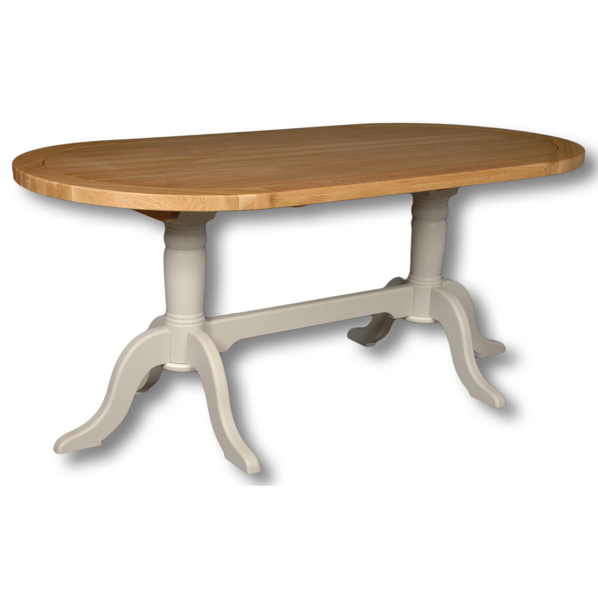 Rio Grey Large Oval Dining Table 1.8m