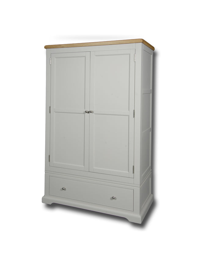 Cashmere Grey  Double Wardrobe
