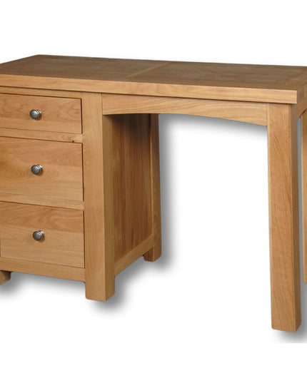 Richmond Oak 3 Drawer Dressing Table