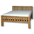 Manhattan Solid Oak Bed Frame, Solid Oak Bed with Thick Pine Slats & Centre Support., Easy Assembly Solid Oak Bed