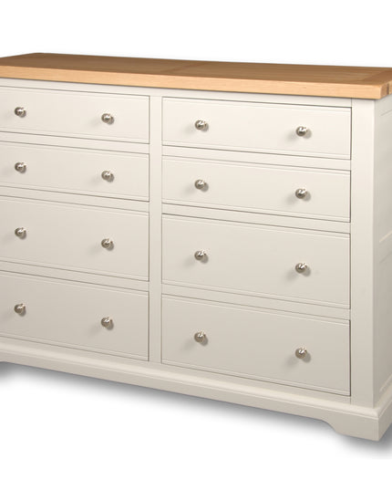 Snow White  4x4 Large Chest of Drawer,  Fully Assembled