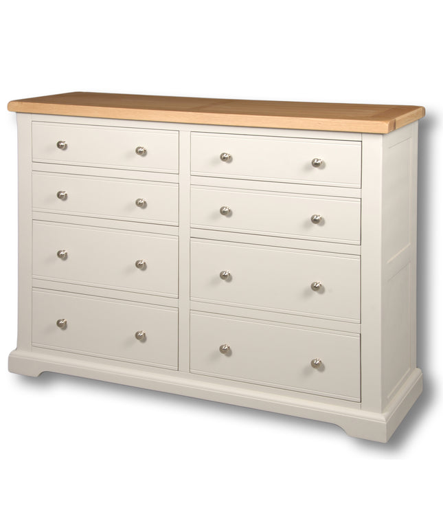 Snow White  4x4 Large Chest of Drawer,  Fully Assembled